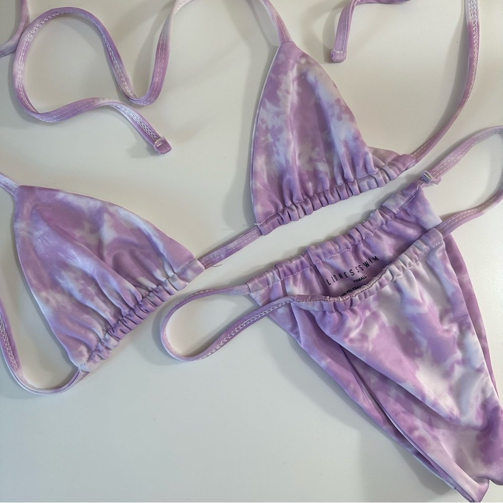 Lioness Violet Silky String Bikini - image 1